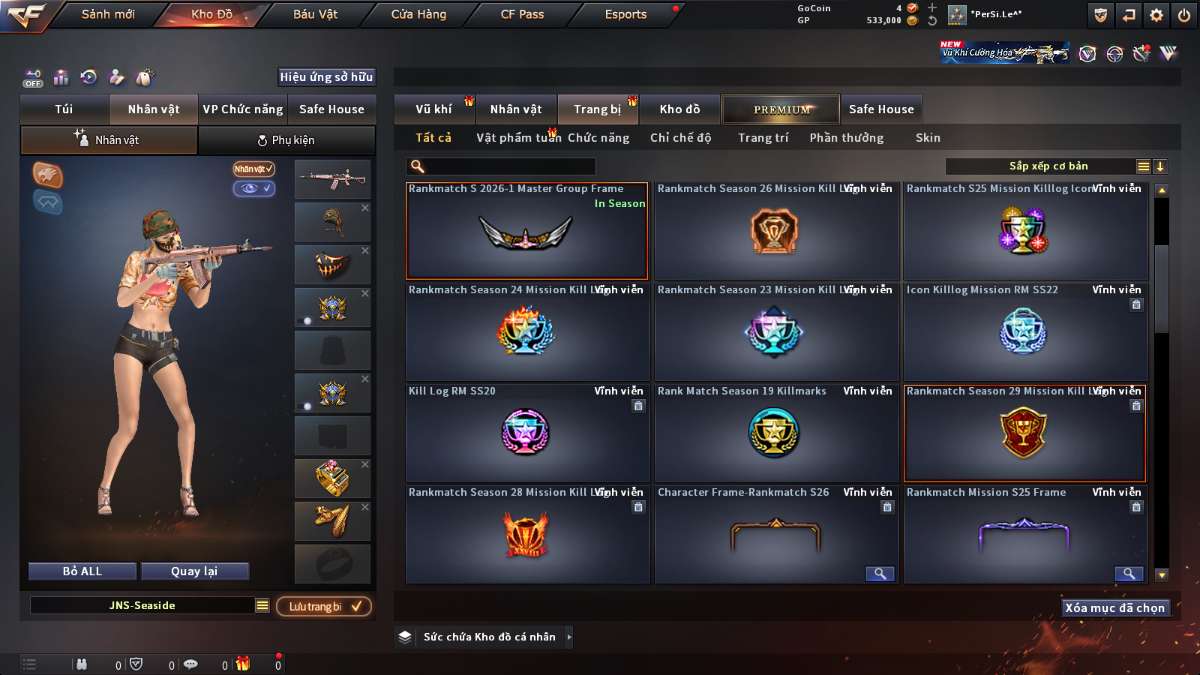 shop acc cf uy tin gia re